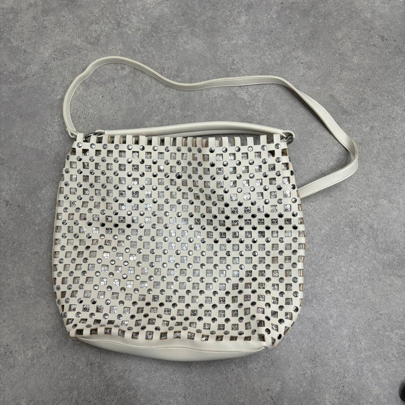 Cut out white oversized bag