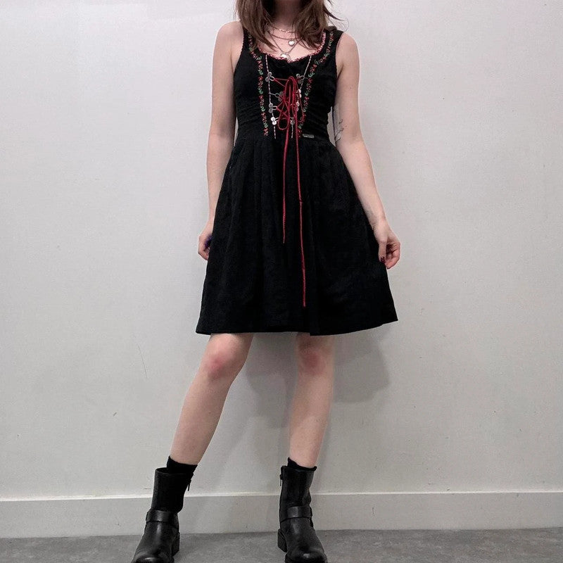 cottage prarie gingham dress