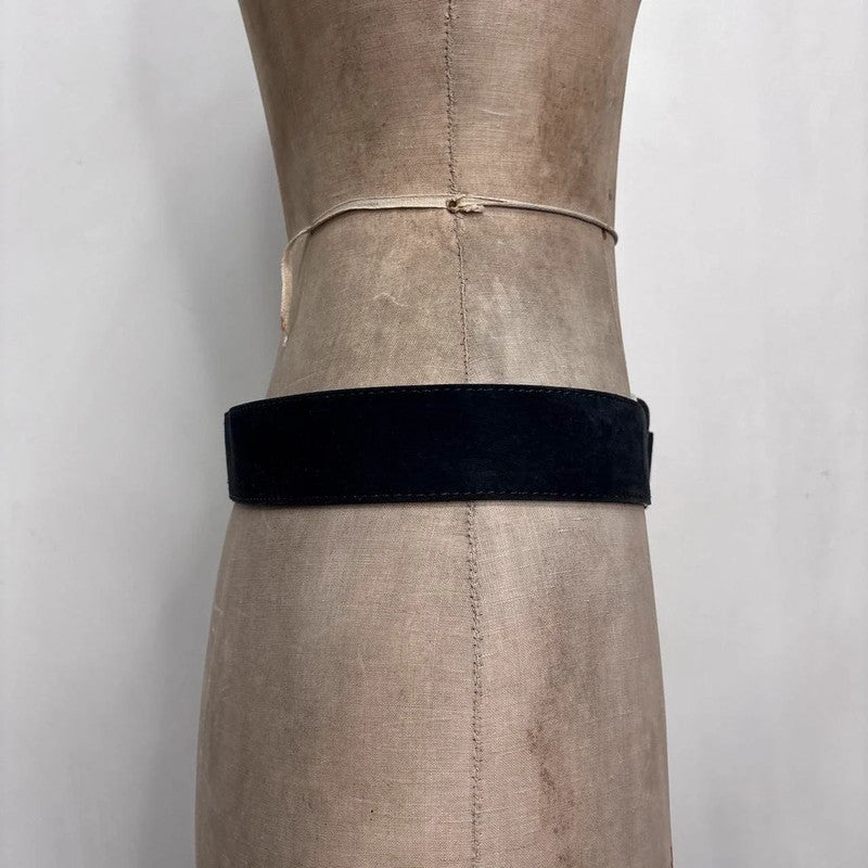 thick suede belt