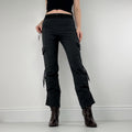 Cop Copine grey low rise gathered suit pants