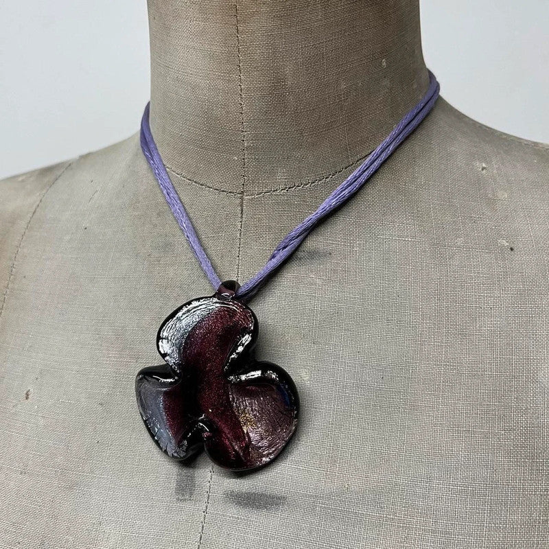 Chunky glass crystal pendant