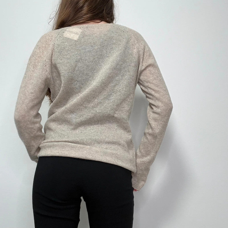 fine knit Maje cashmere jumper