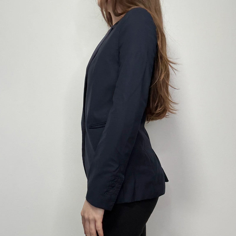 The Kooples Navy fitted blazer