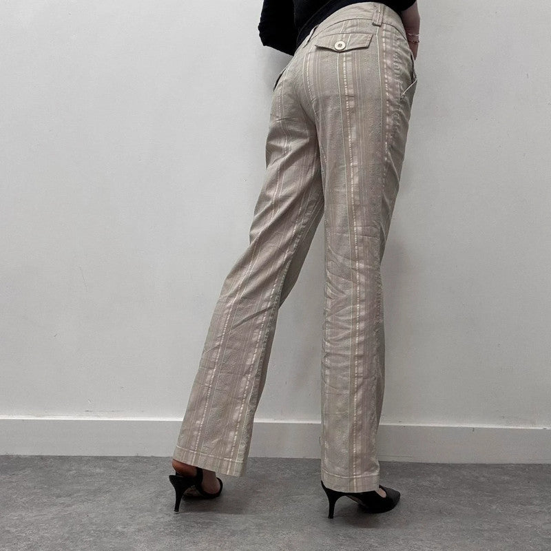 pinstripe cargo suit pants
