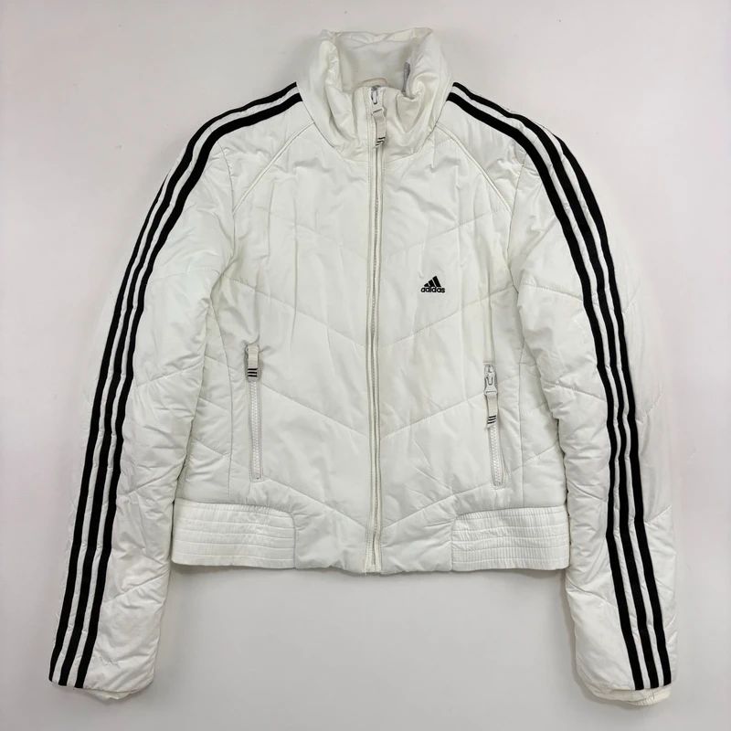 White Adidas Puffer Jacket