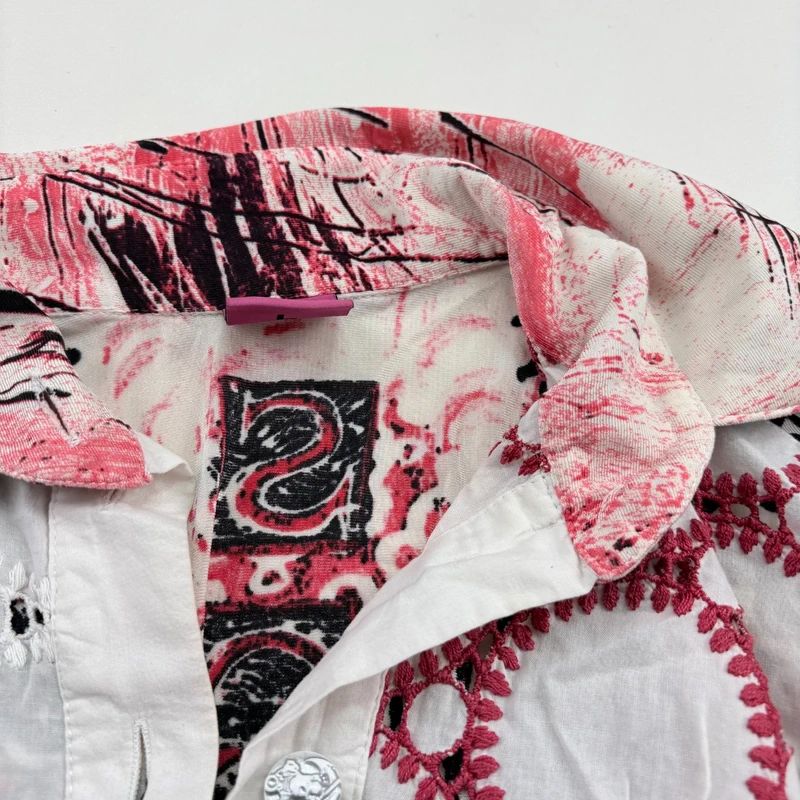Save the Queen Embroidered Graphic printed Shirt