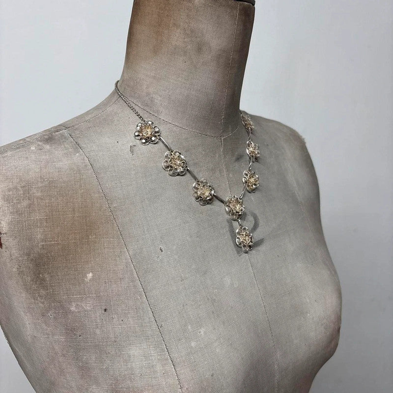 Regency fairy flower necklace