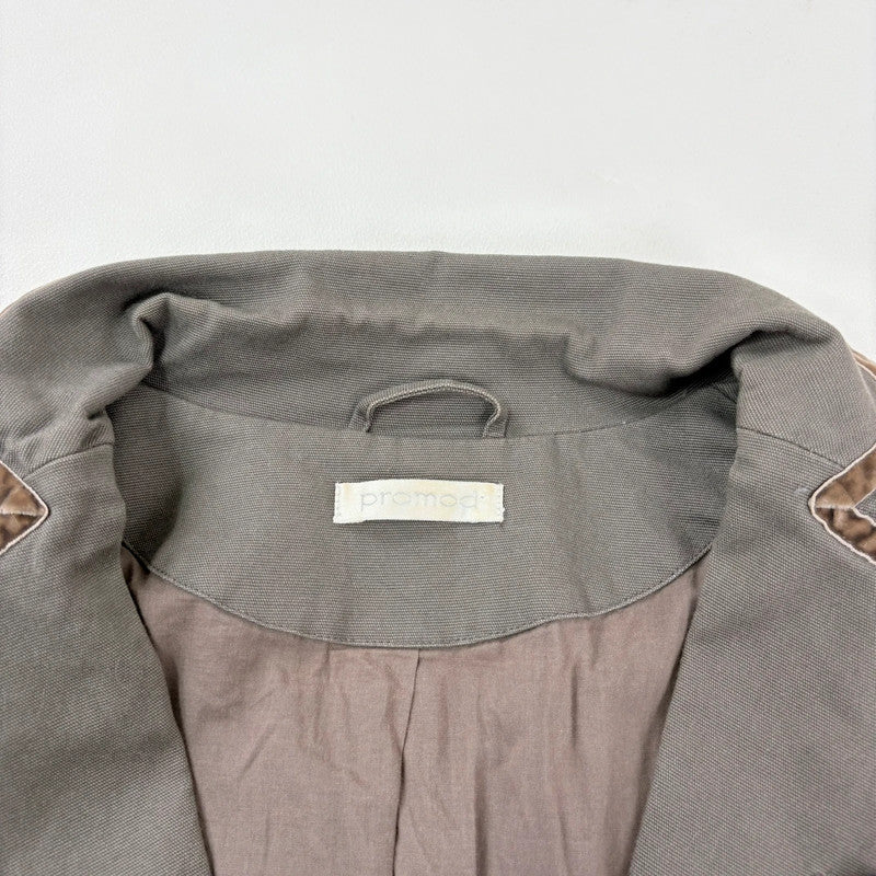 Napoleonic flared khaki jacket