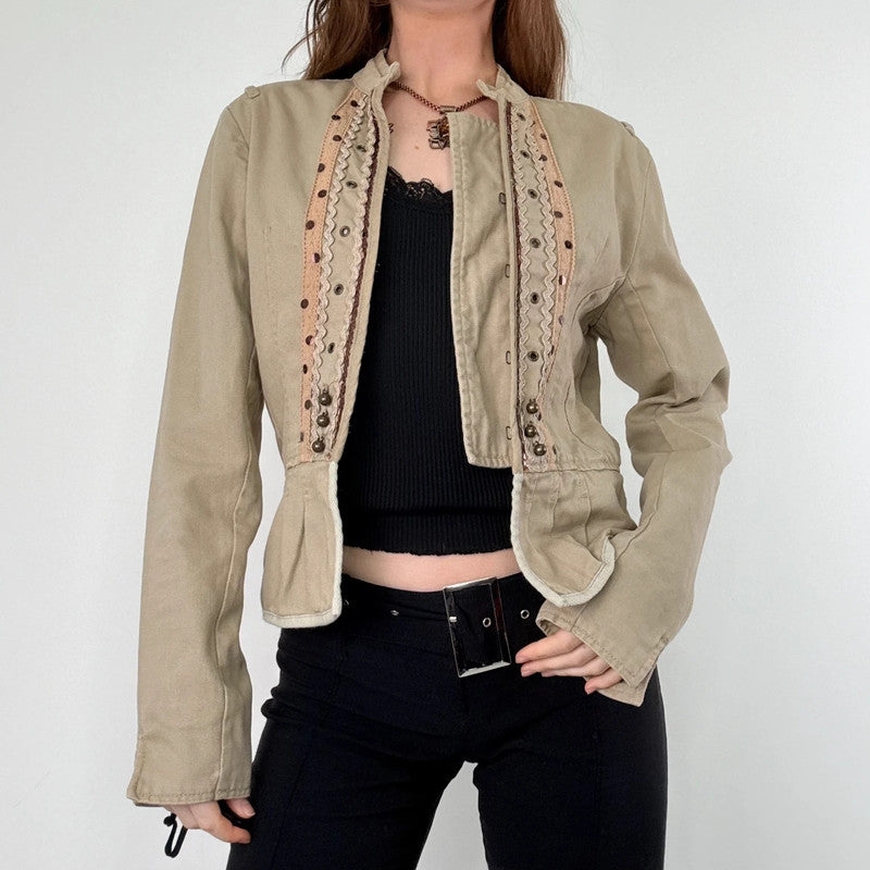 Napoleonic fitted lace corset jacket