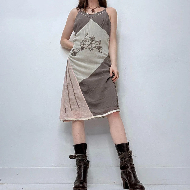 sheer silky fairy floral dress