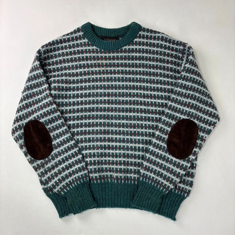 oversized knitted jumper