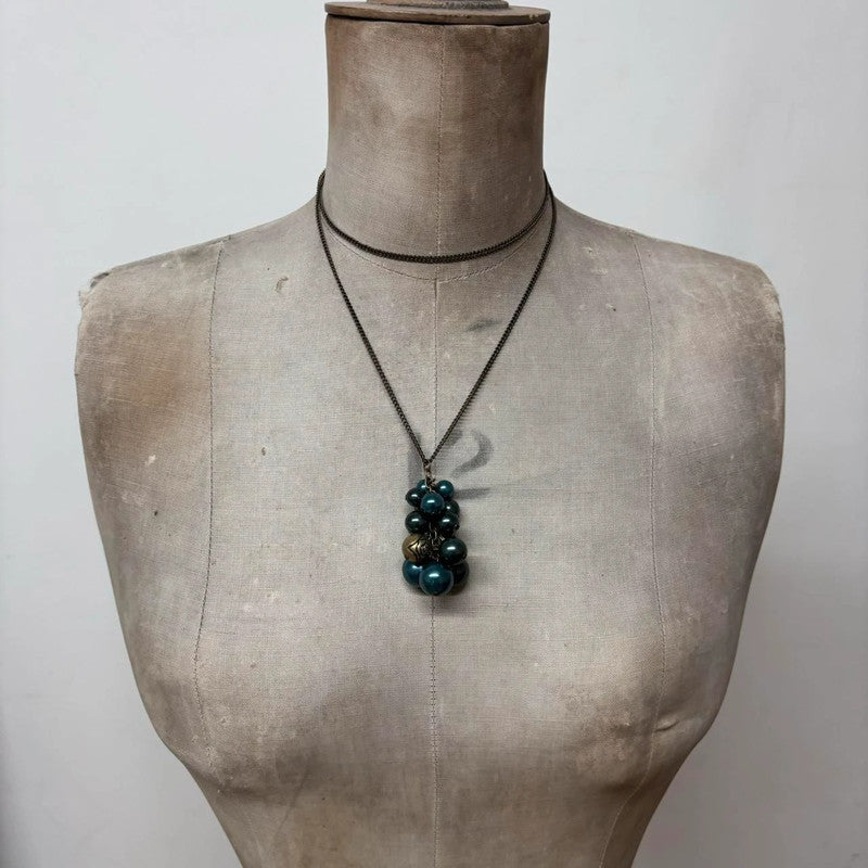 charm necklace hanging beads
