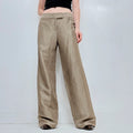wide leg flared trousers