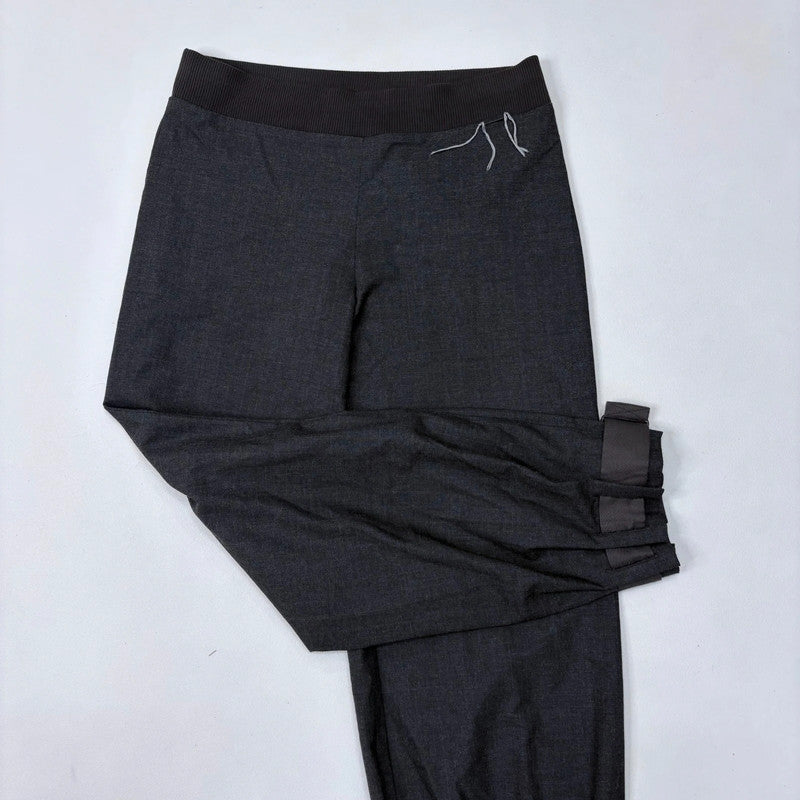 Cop Copine black pleated thick waistband trousers