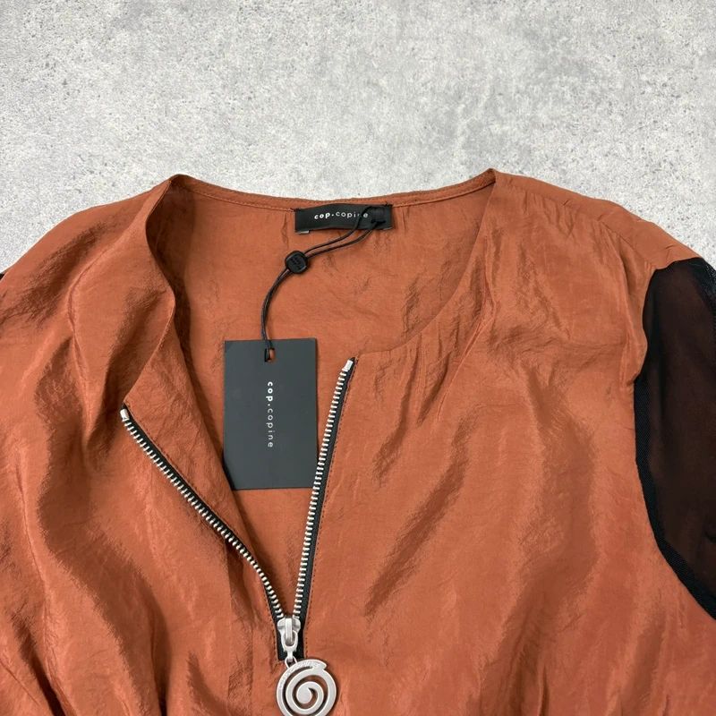 asymmetric flared Cop Copine shirt