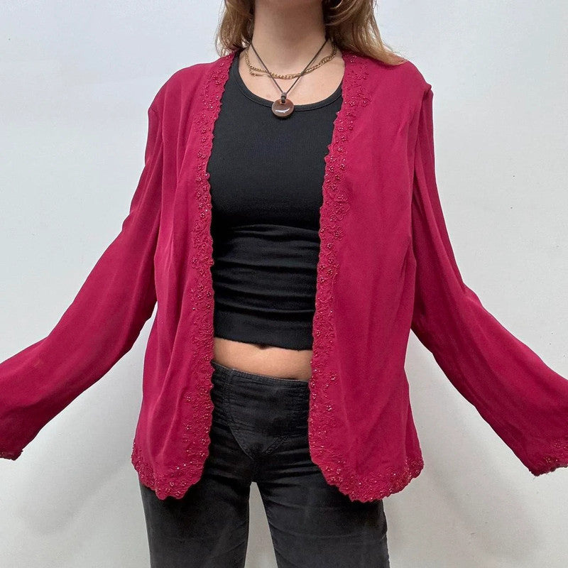 red silk fairy shirt