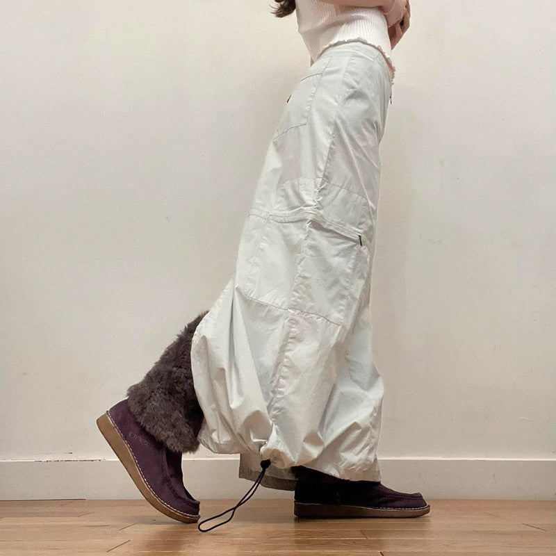 tech cargo maxi skirt