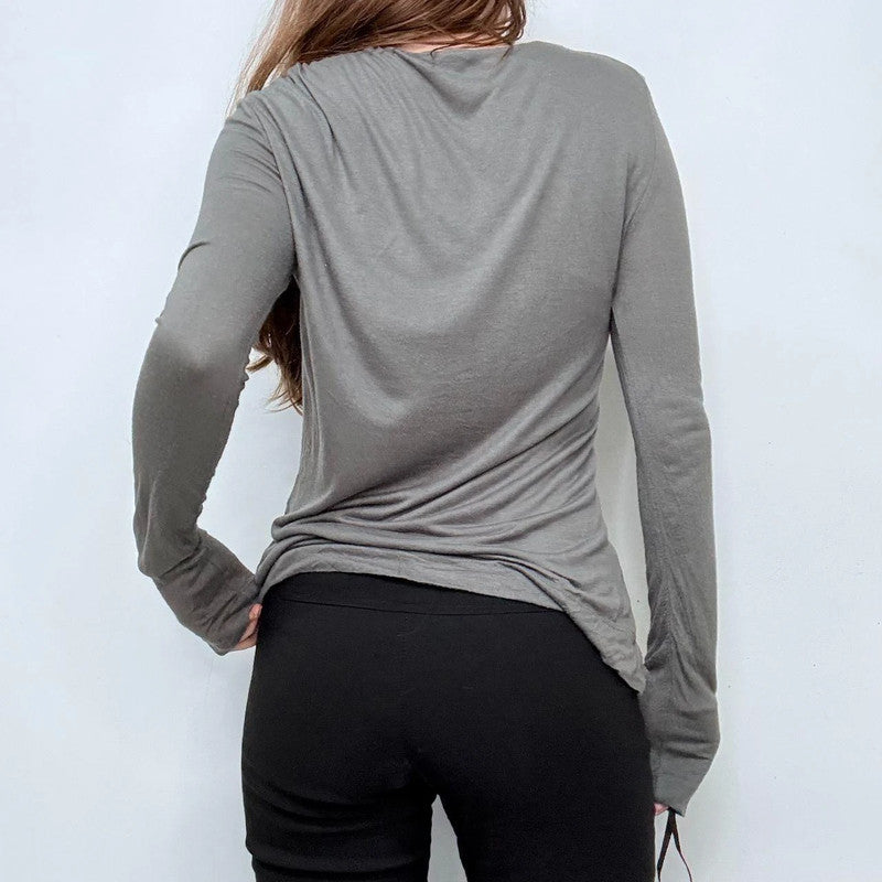 grey studded slouchy Miss sixty t-shirt