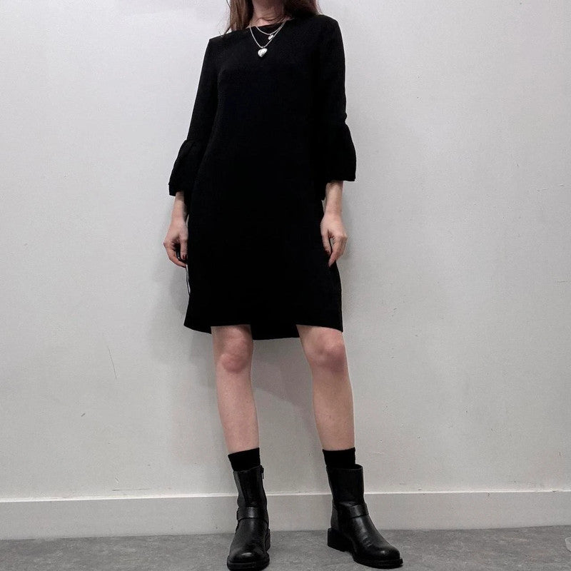 black cop copine aline dress