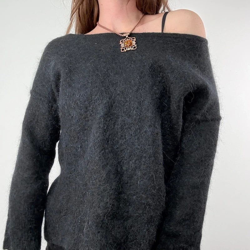 American Vintage alpaca slouchy fluffy knit sweater