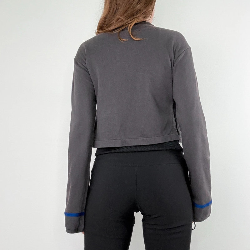 Cop Copine cropped asymmetric jacket