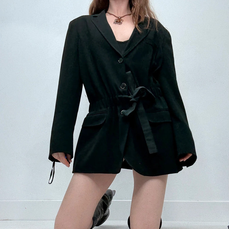 black moschino blazer dress