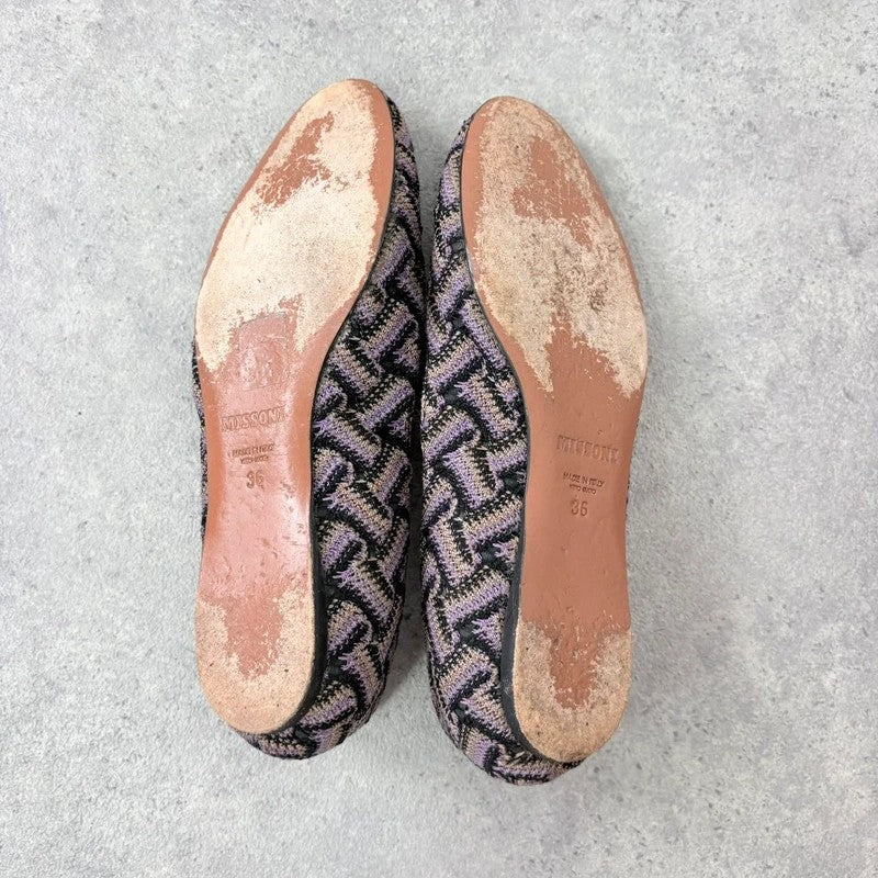 Vintage Missoni ballet flats