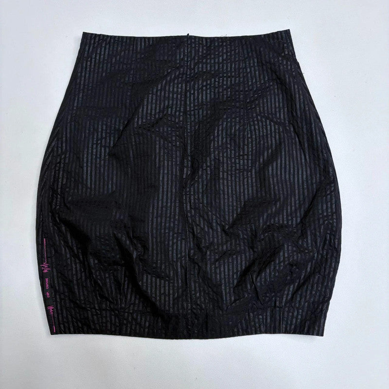 pinstripe slit front cop copine skirt