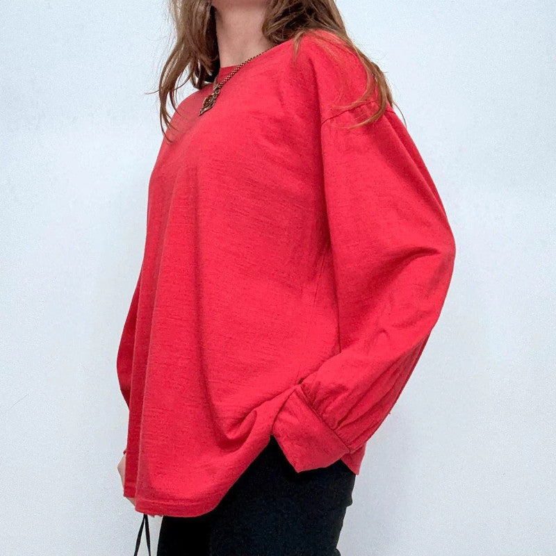 red Prada wool long sleeve top jumper