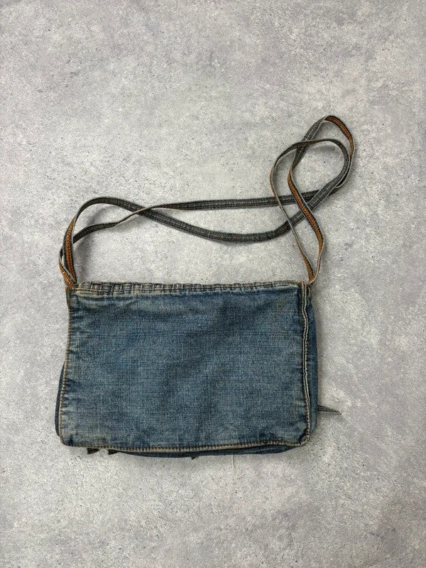 Denim woven tassel Miss sixty crossbody bag