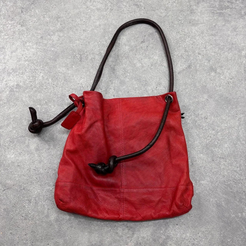 red leather crossbody bag