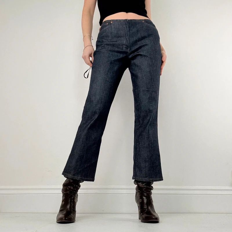 dark wash salvage denim FCUK jeans
