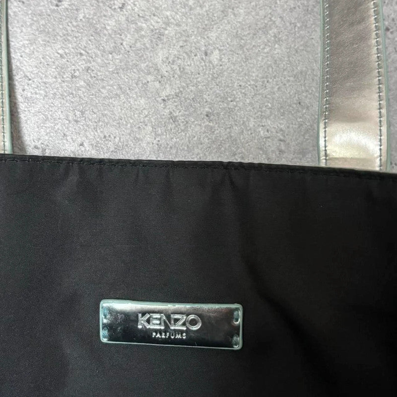silver tech metallic bag