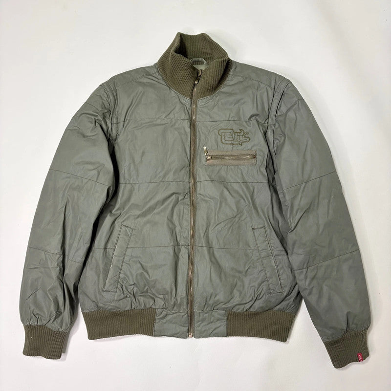 Levi's Khaki puffer bomber jacket