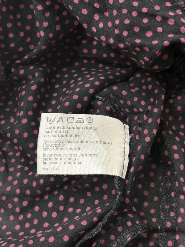 Sheer cotton polkadot babydoll dress