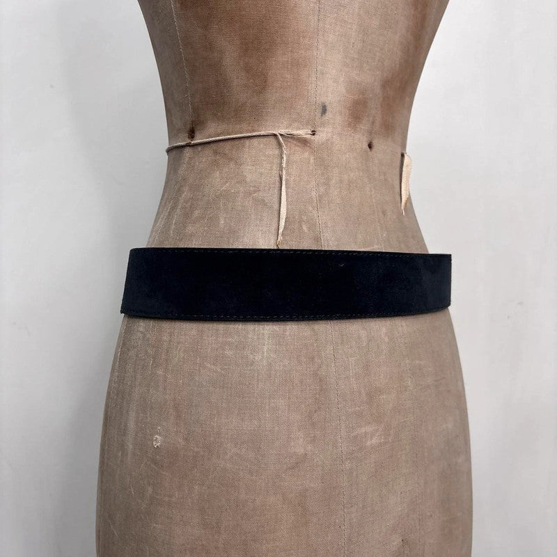 thick suede belt