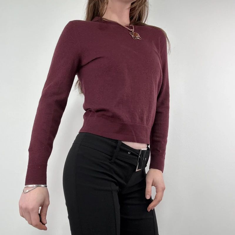 Paul smith preppy cropped boxy knit jumper