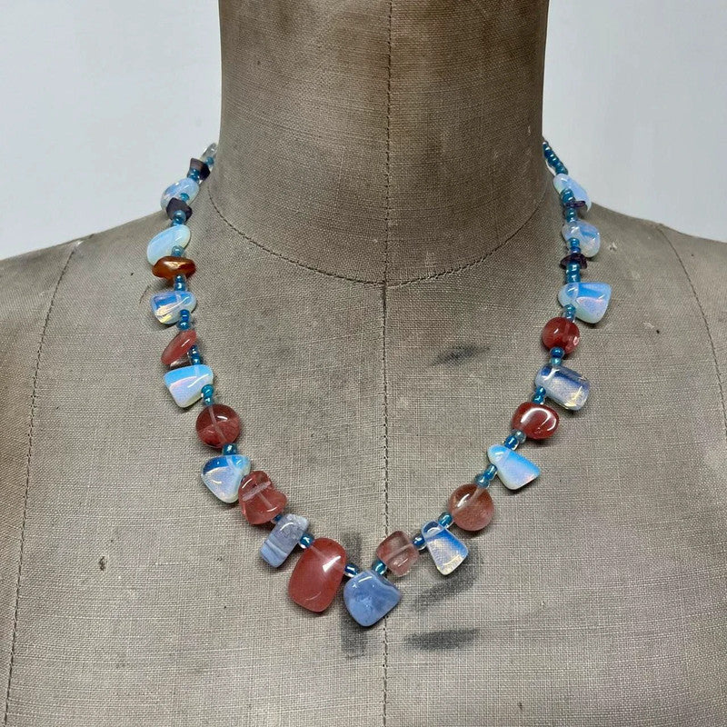 Chunky crystal necklace