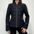 navy regency military jacket