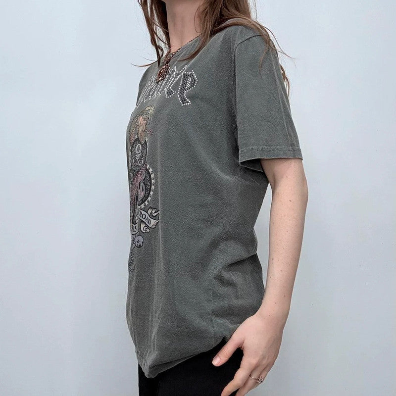distressed graphic grunge t-shirt
