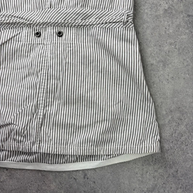 pinstripe g-star cotton cargo waistcoat shirt