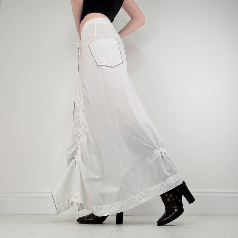 Cop Copine asymmetric flared maxi skirt