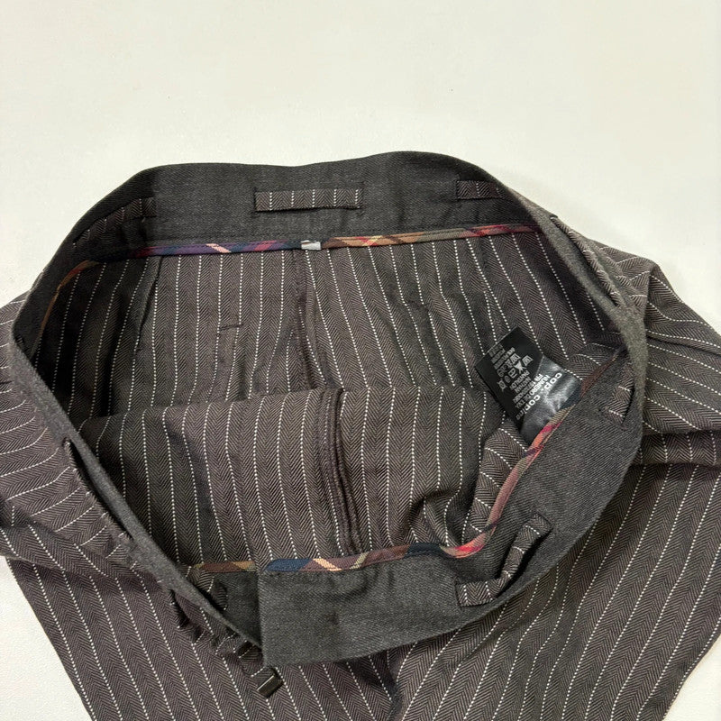 straight leg brown pinstripe Cop Copine trousers