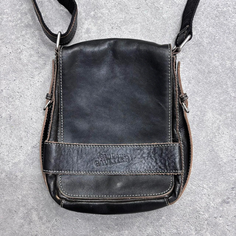 Jean Paul Gaultier crossbody leather bag