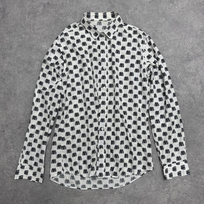 Vintage moschino printed shirt