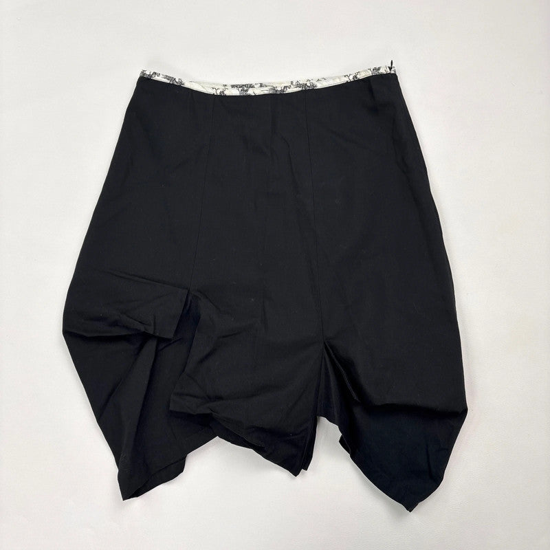 Cop Copine black pleated structured skirt