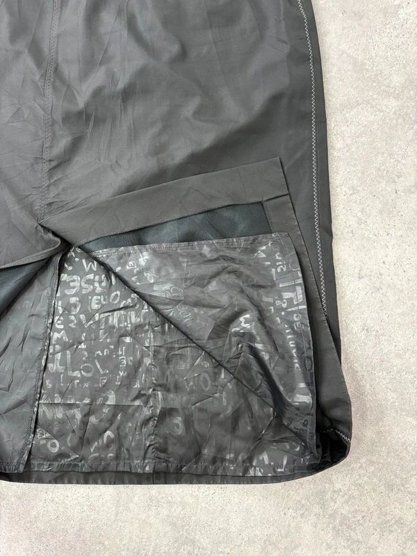 black a-line maxi belted skirt