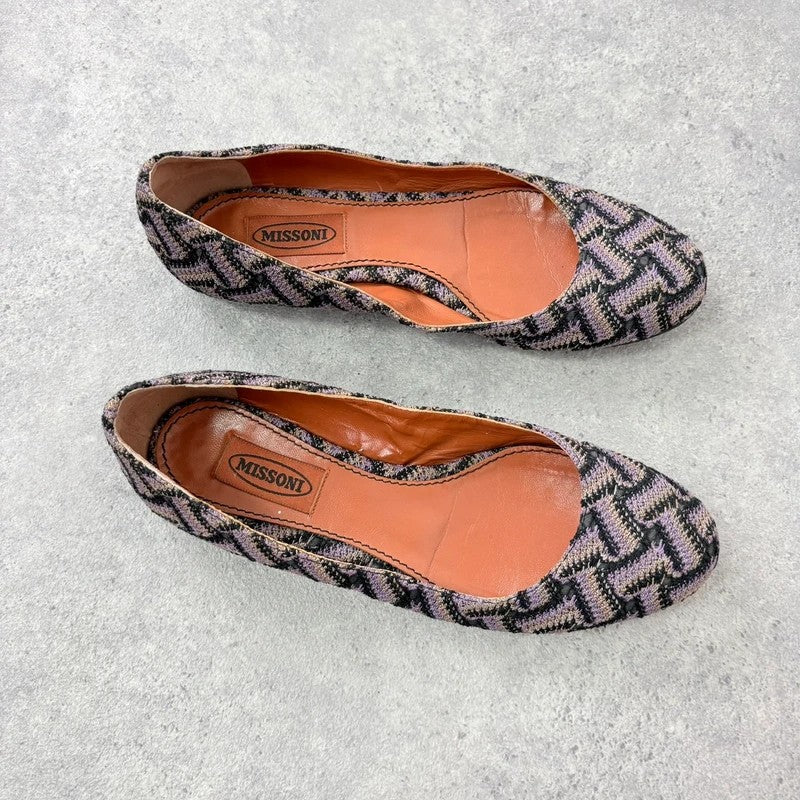 Vintage Missoni ballet flats