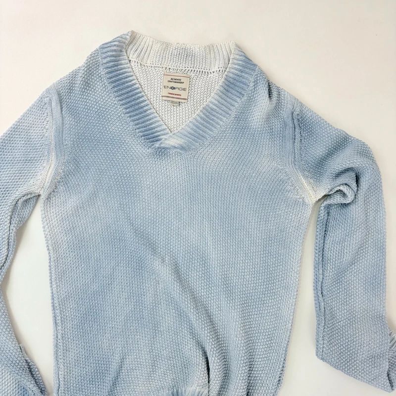 distressed chunky knit slouchy jumper
