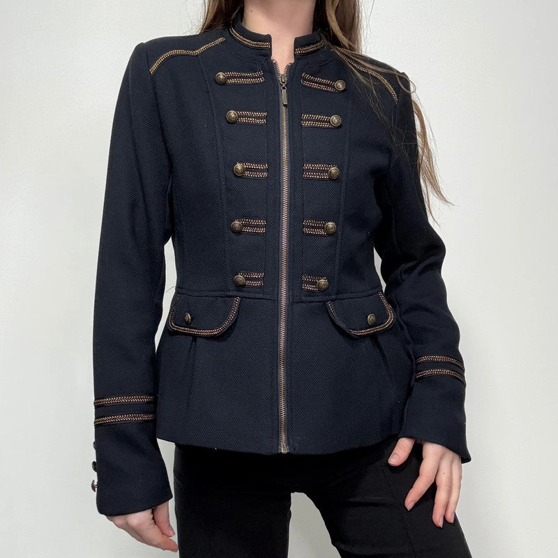 navy regency military jacket